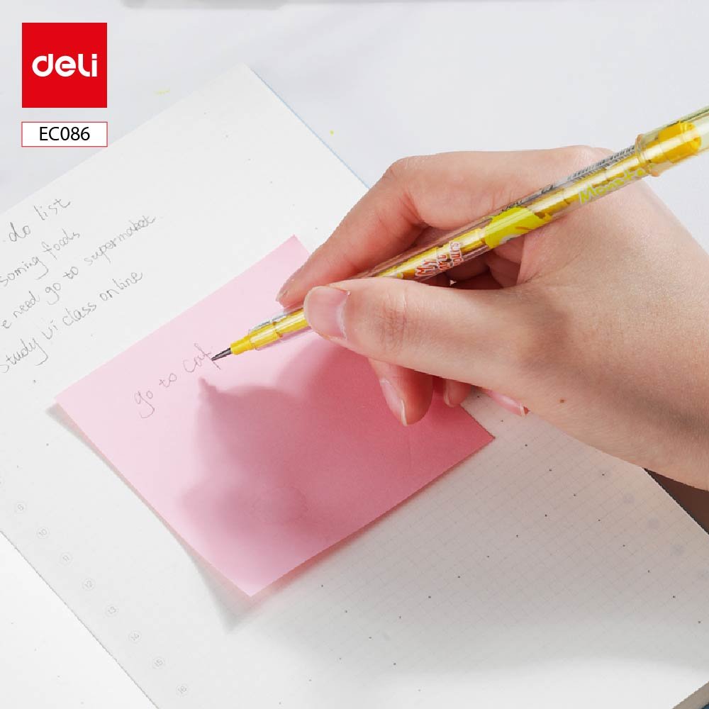 ديلي قلم رصاص دفاش - 11 رأس - 2B - بدن شفاف مطبع - EC086